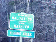 Fishing Creek Sign