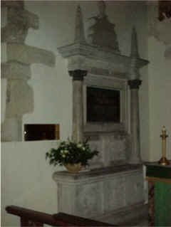 Francis Culpeper Monument at Hollingbourne, March 2000