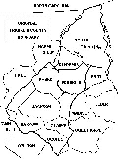 Northeast Georgia Map