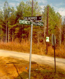 Culpepper Road Crossroads Photo