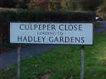Culpeper Close Street Sign, Hollingbourne, Kent, Oct 1999