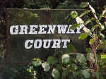 Greenway Court Sign, Hollingbourne, Kent, Oct 1999