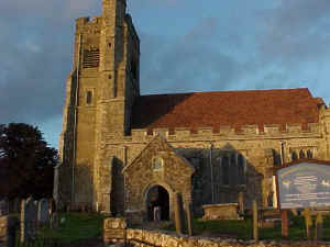 St. John the Baptist Church, Harrietsham, Kent, Oct 1999