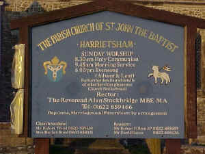 St. John the Baptist Sign, Oct 1999