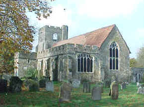 St Peter and St Paul Church at Headcorn, Kent, Oct 1999