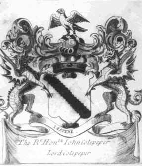 John Lord Colepeper Coat of Arms